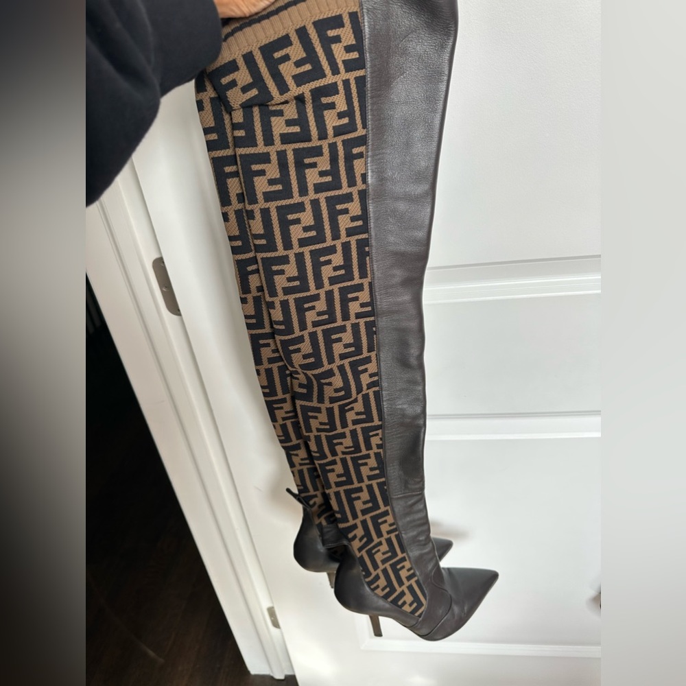 Fendi boots with heel